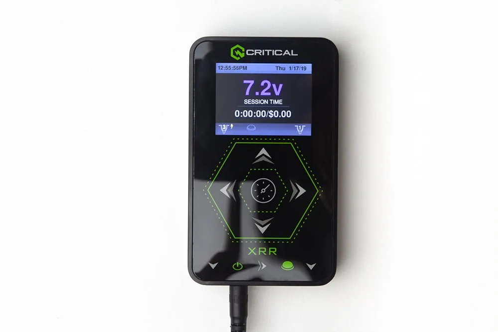 Critical Tattoo® XRR Combo Kit — Critical XRR Power Supply and CXP19 Wireless Foot Pedal