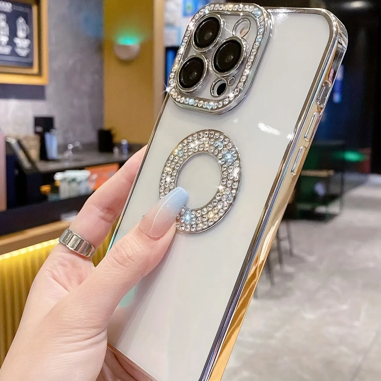 Diamonds Style Protective phone case for iPhone