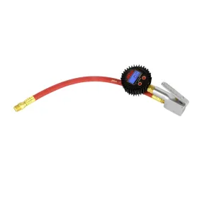 Digital Compact Dunnage Bag Inflator 3/8 Swivel MNPT Outlet 15" 2 Braid EPDM Hose - 0-15 PSI