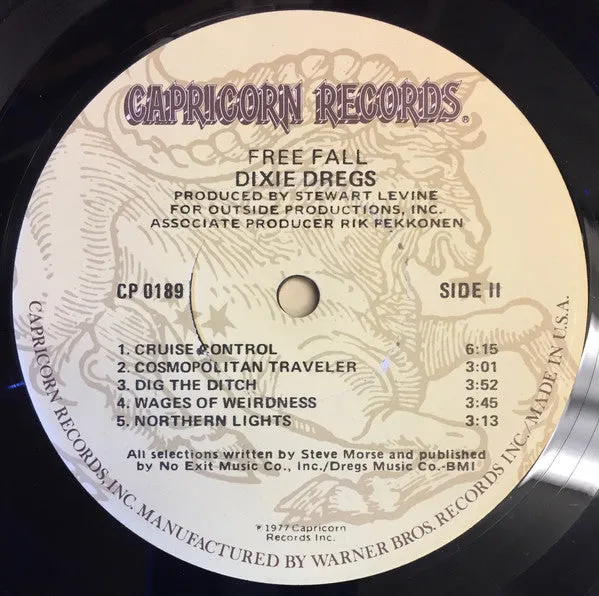 Dixie Dregs - Free Fall (LP, Album, Jac) (NM or M-)