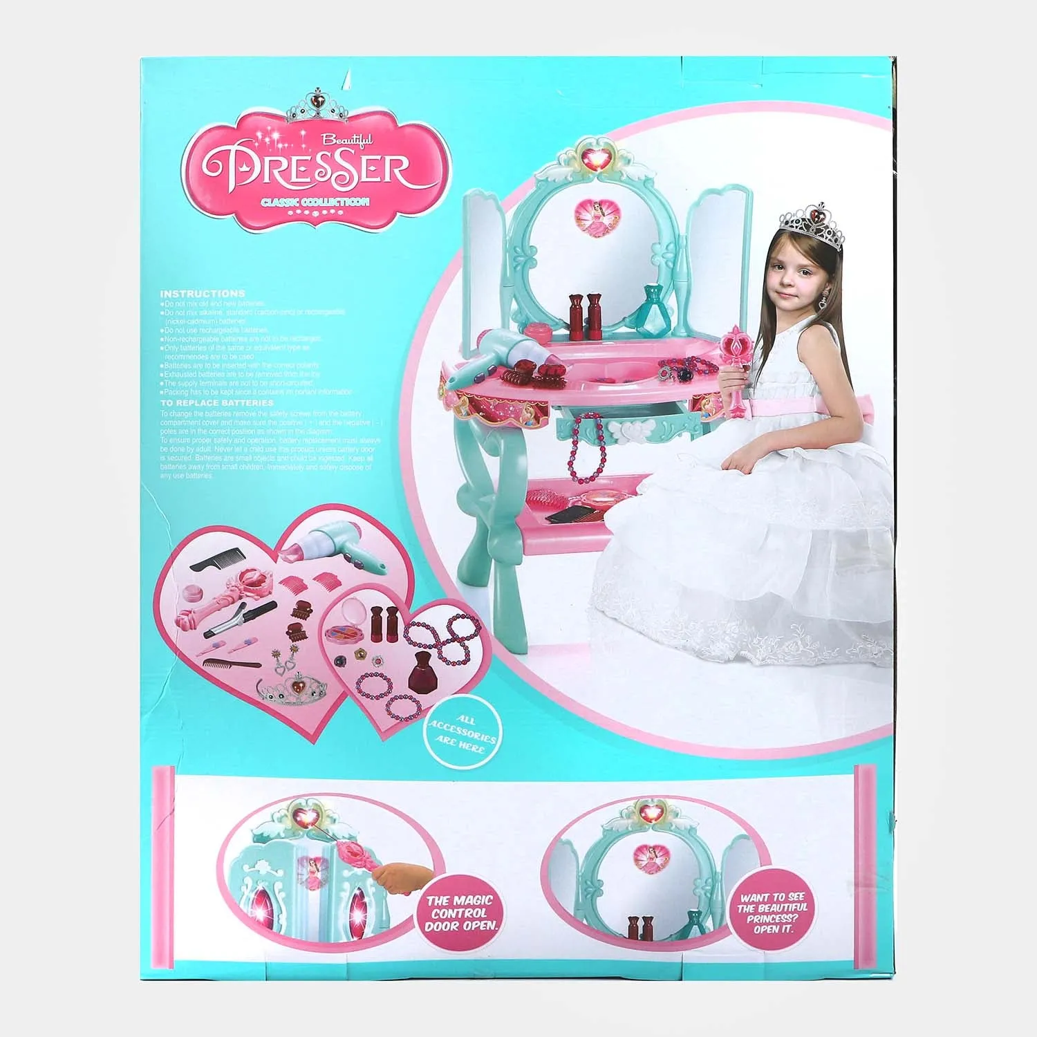 Dresser With Light & Music For Kids