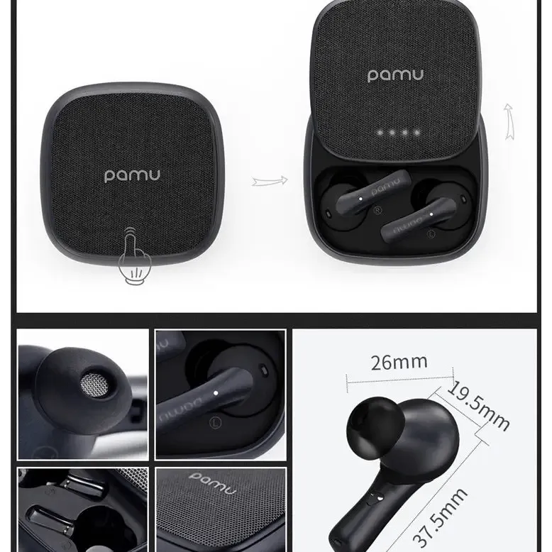 Dual Bluetooth Earphones: Bluetooth 5.0, Qualcomm QCC3020 Chip, Dual MIC Noise Reduction