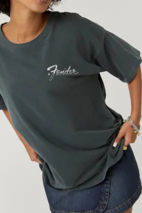Fender Fullerton CA Glitter Merch Tee