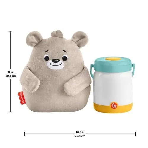 Fisher-Price Baby Bear & Firefly Soother - Lightup Nursery Sound Machine with TakeAlong Plush Toy for Infant & Toddlers