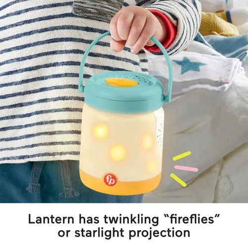 Fisher-Price Baby Bear & Firefly Soother - Lightup Nursery Sound Machine with TakeAlong Plush Toy for Infant & Toddlers
