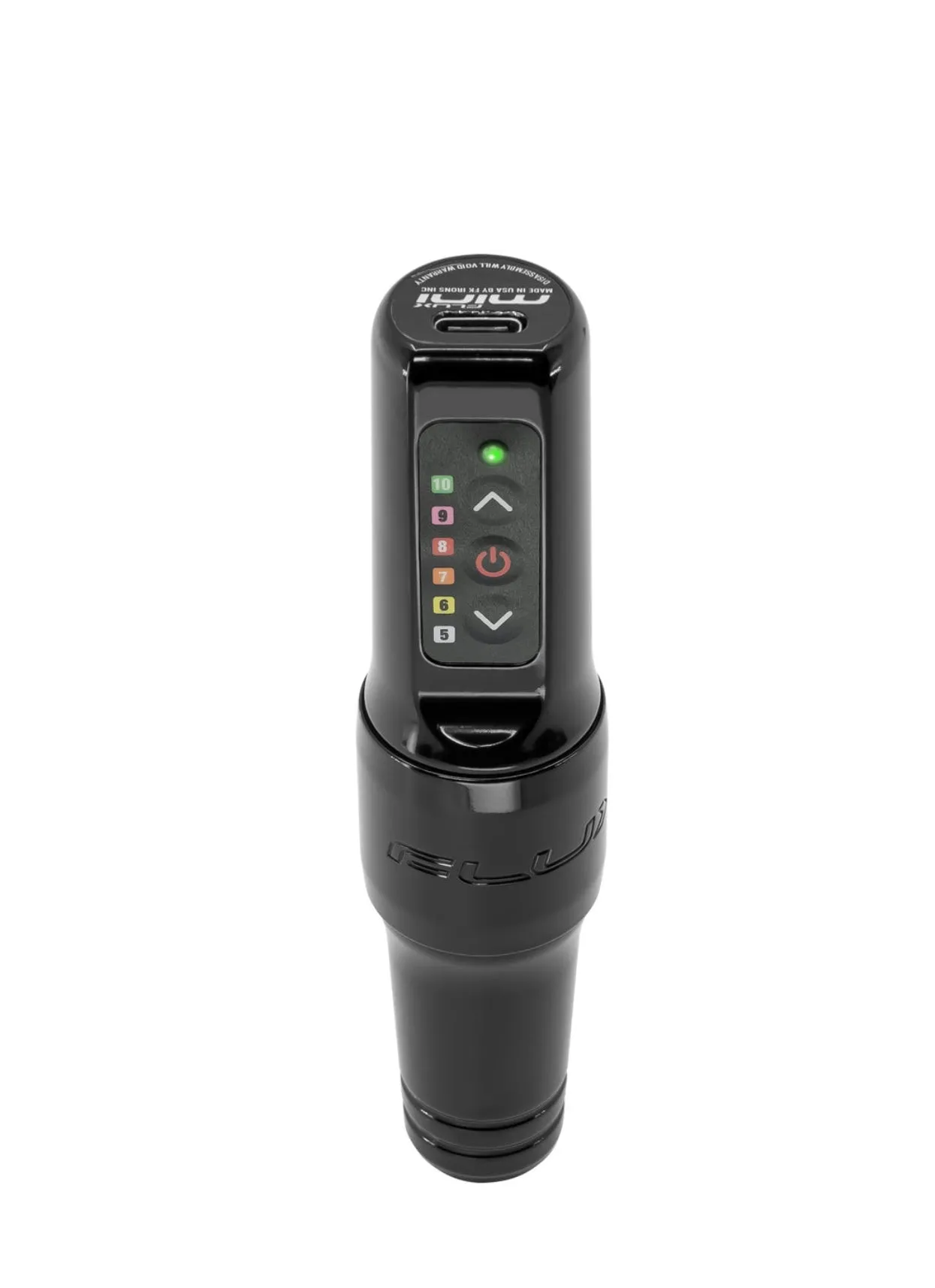Flux Mini PMU Machine 3.0mm Stroke with Extra Battery - Black Stealth