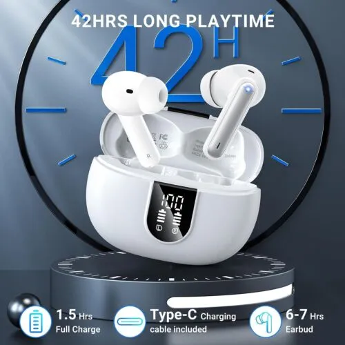 For Apple iPhone 15 14 13 12 11 Pro Max XR Wireless Bluetooth Headphones Earbuds