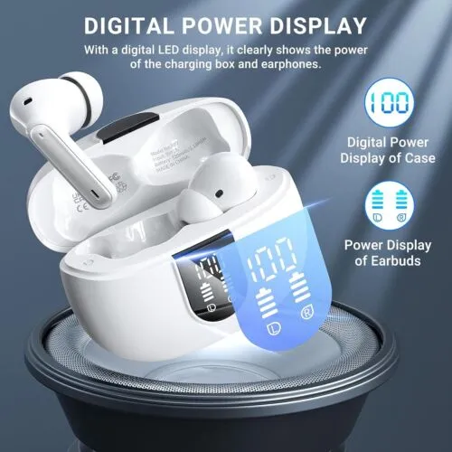 For Apple iPhone 15 14 13 12 11 Pro Max XR Wireless Bluetooth Headphones Earbuds