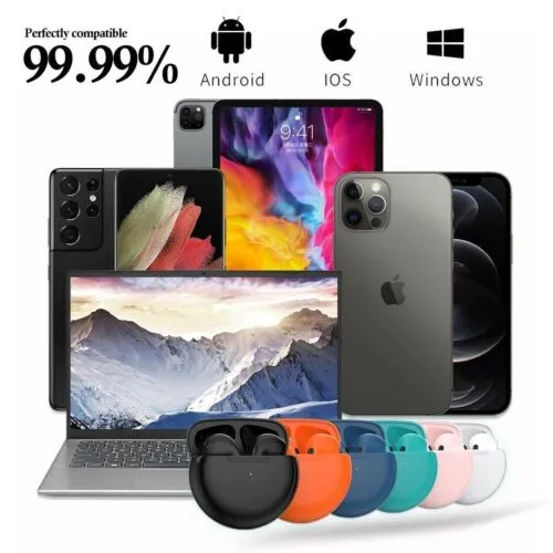 For Apple iPhone 15 14 13 12 11 Pro Max XR Wireless Bluetooth Headphones Earbuds