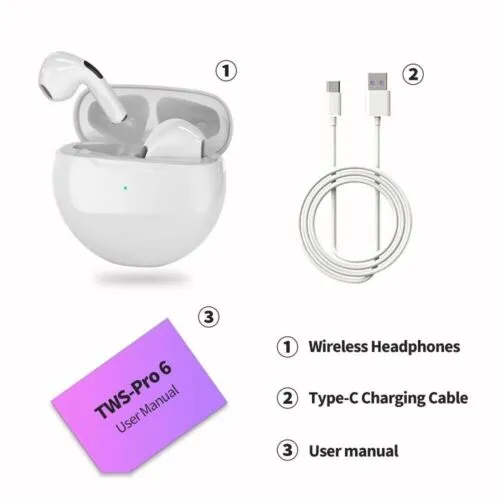 For Apple iPhone 15 14 13 12 11 Pro Max XR Wireless Bluetooth Headphones Earbuds