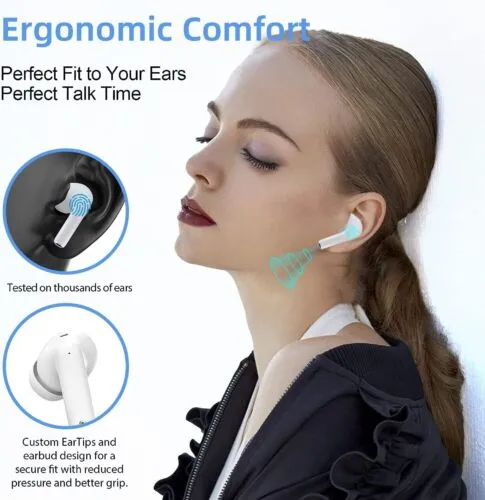 For Apple iPhone 15 14 13 12 11 Pro Max XR Wireless Bluetooth Headphones Earbuds