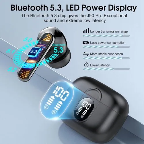 For Apple iPhone 15 14 13 12 11 Pro Max XR Wireless Bluetooth Headphones Earbuds