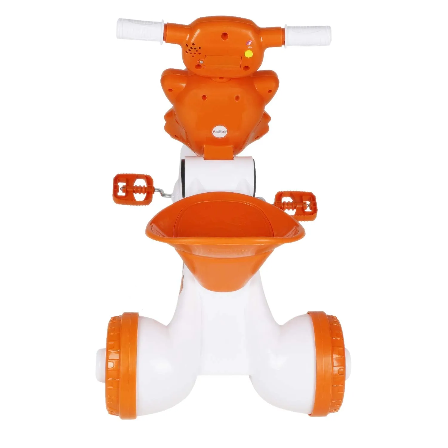 Fun Ride Tricycle for Kids with Music and Lights - Charlie Foldable Baby Tricycles - Trikes for Boys and Girls 18-36 Months - (Weight - Upto 18 Kg),Orange