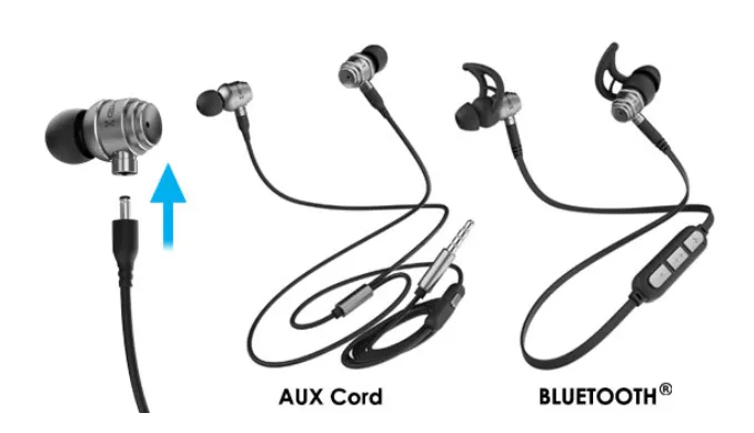 Fuze 2-In-1 Bluetooth And Wired Earbuds - Ships Next Day