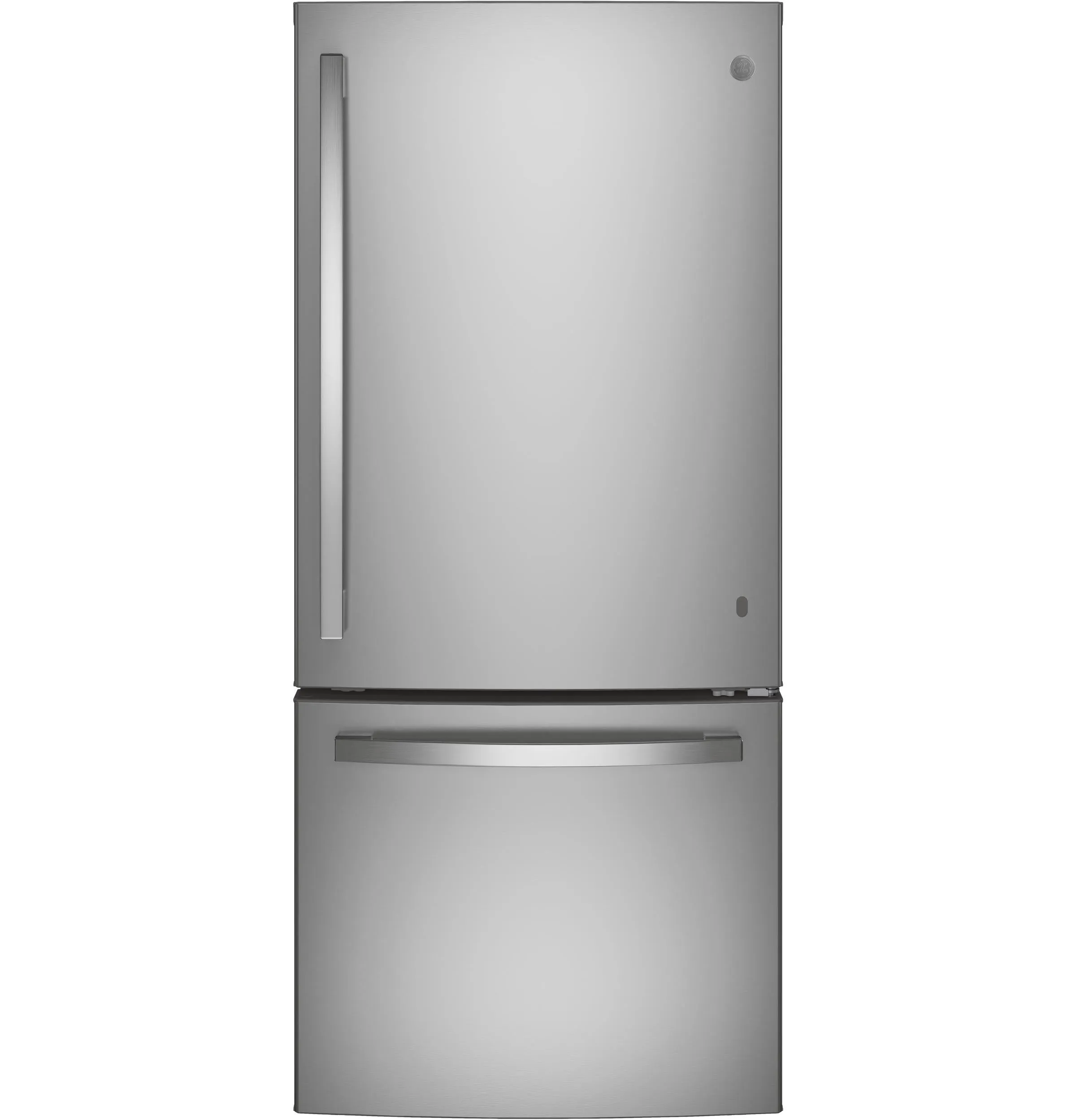 GBE21DYKFS GE® ENERGY STAR® 20.9 Cu. Ft. Bottom-Freezer Refrigerator