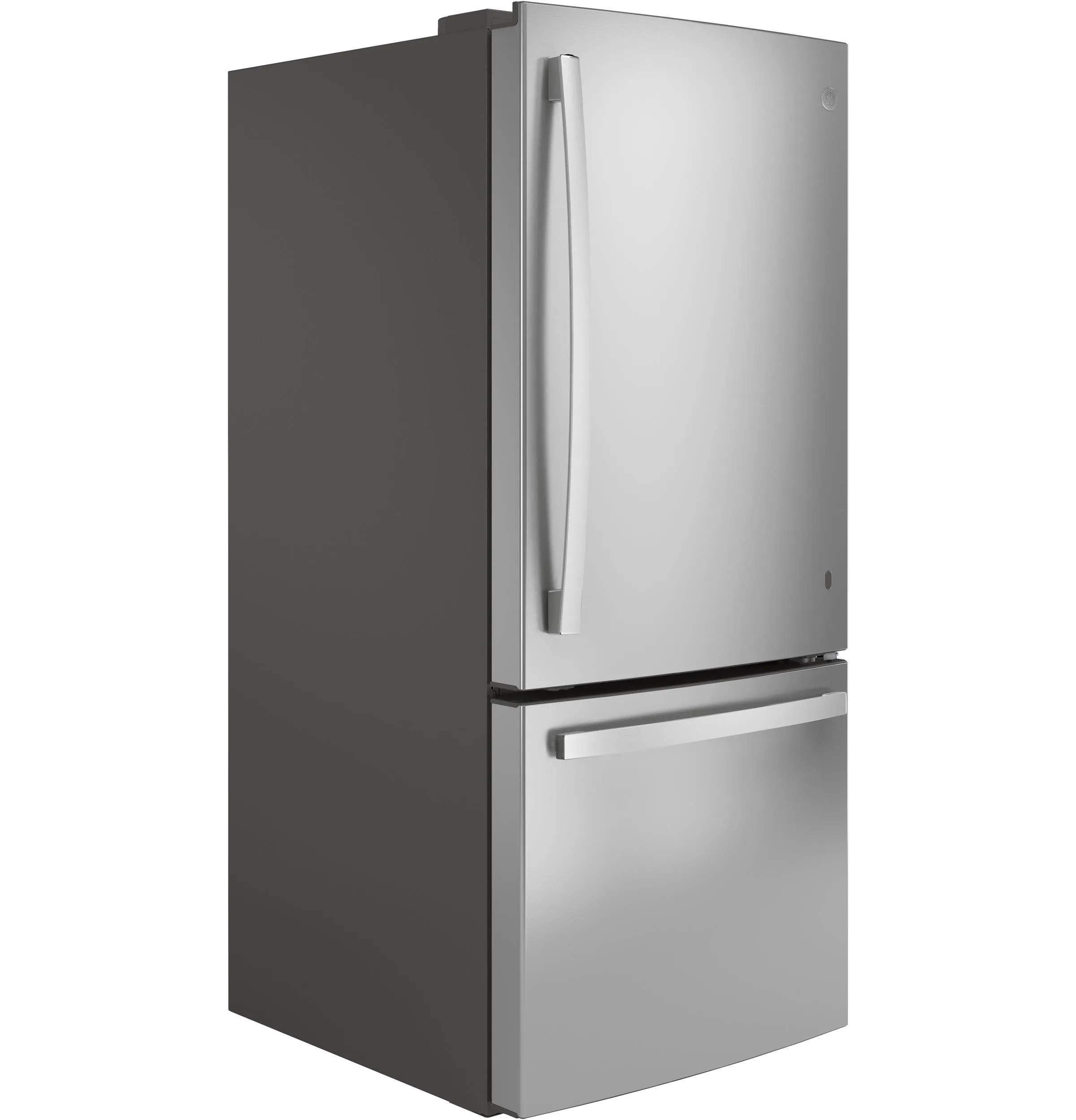 GBE21DYKFS GE® ENERGY STAR® 20.9 Cu. Ft. Bottom-Freezer Refrigerator