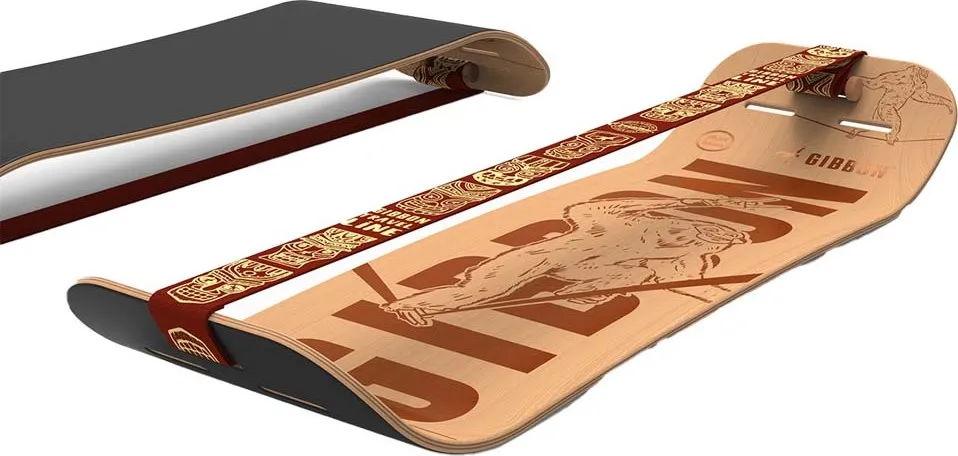 Gibbon Giboard Set - Roots Rocker Travel Brown | Buy Gibbon Giboard Set - Roots Rocker Travel Brown here | Outnorth