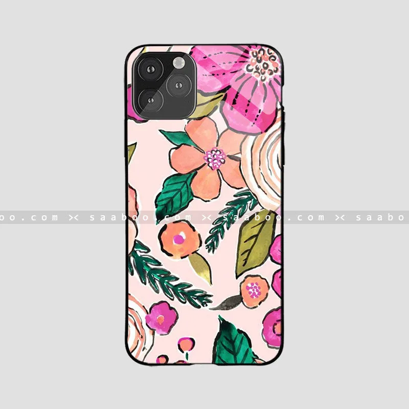 Glass Case With Animation Flower