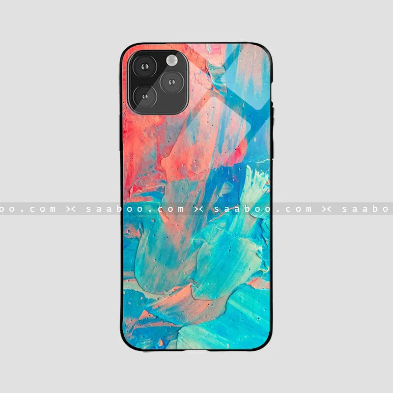Glass Case With Space Wave