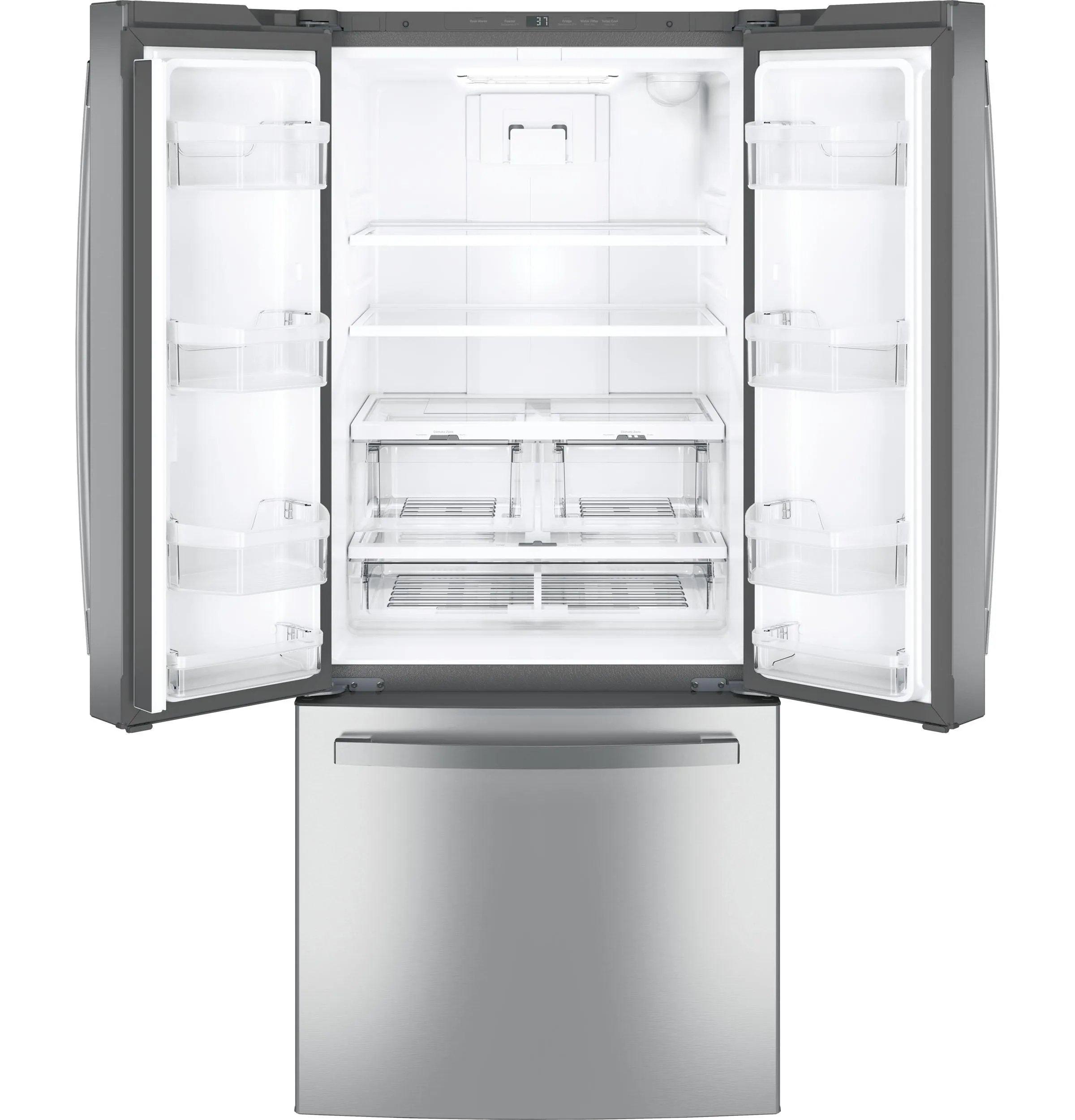 GNE21FYKFS GE® ENERGY STAR® 20.8 Cu. Ft. French-Door Refrigerator