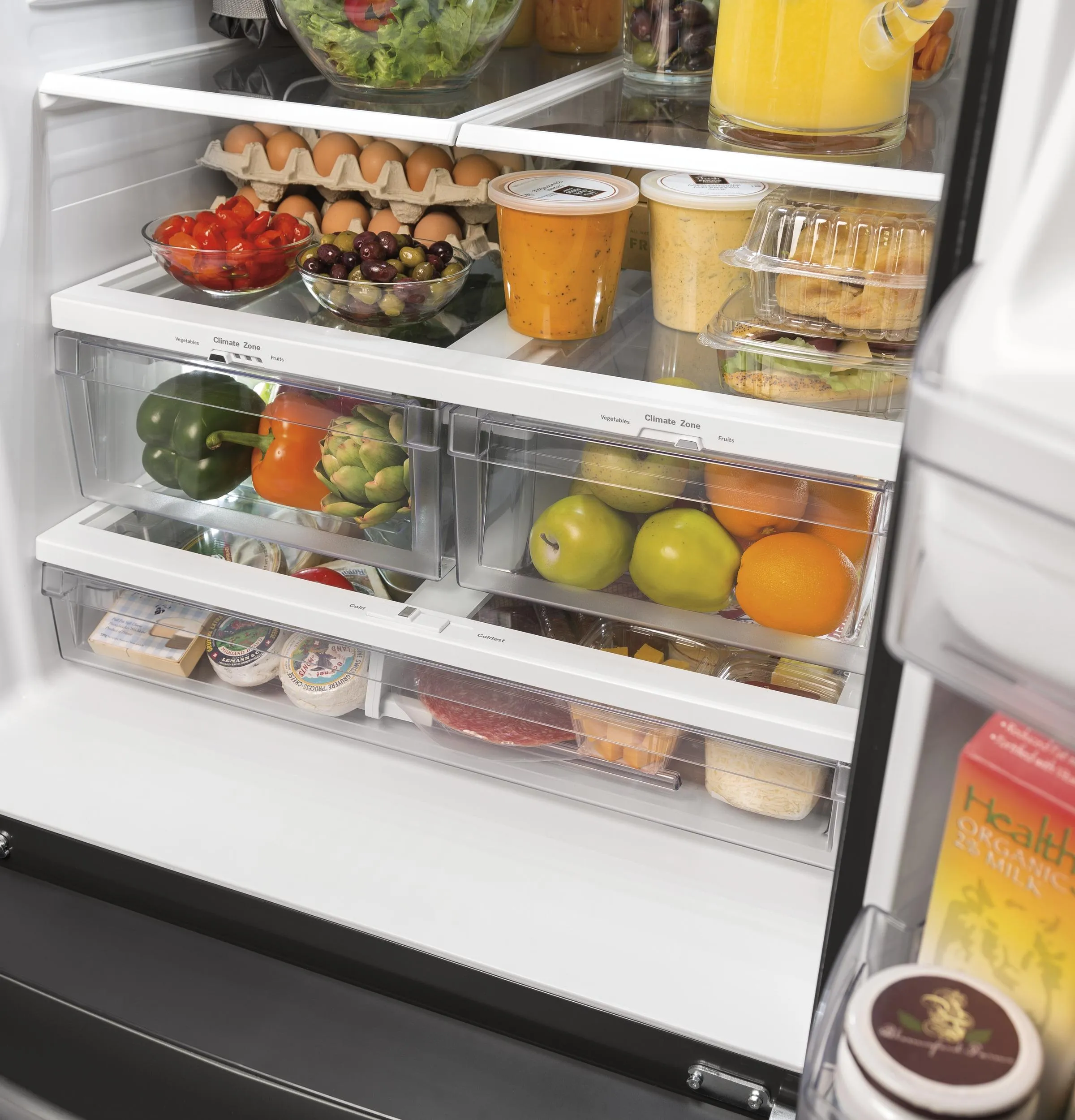 GNE21FYKFS GE® ENERGY STAR® 20.8 Cu. Ft. French-Door Refrigerator