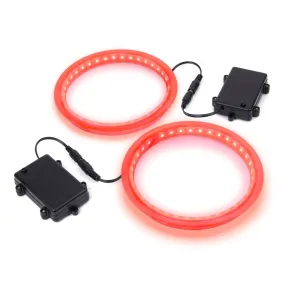 GoSports Cornhole Light-Up LED Ring Kit Set - Red