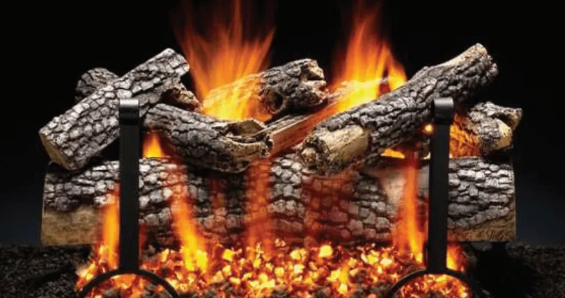 Heatmaster Charleston Live Oak 30-Inch Vented Log Sets CLO30