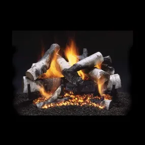 Heatmaster Savannah River Birch 30-Inch Vented Log Sets SRB30
