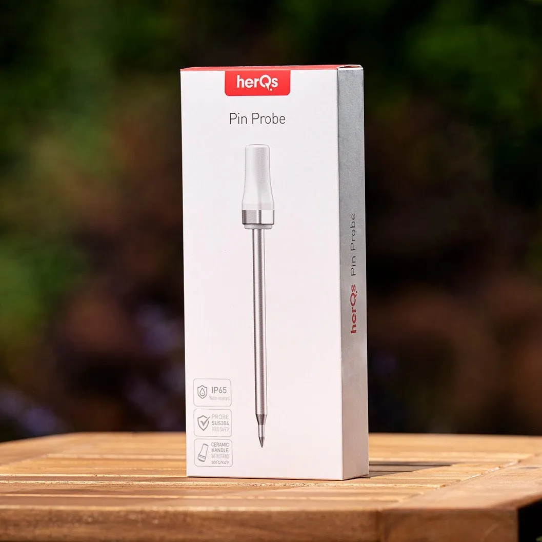 HerQs Pin Probe HERQS006 Wireless Smart Meat Thermometer