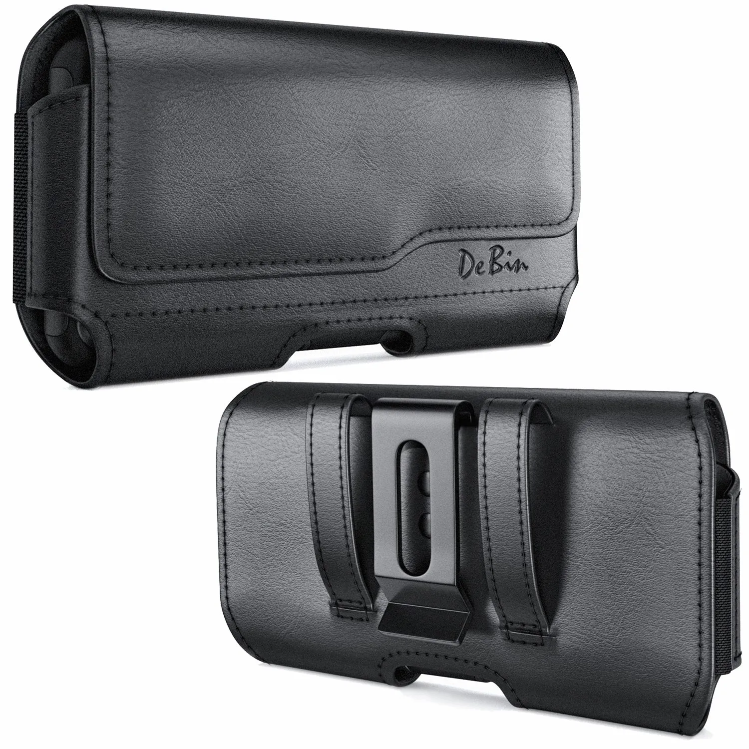 iPhone 14, 14 Pro Cell Phone Belt Holder Case with Clip Holster Pouch
