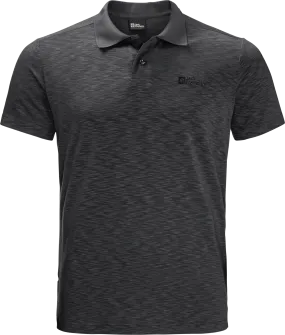 Jack Wolfskin Men&#x27;s Travel Polo Black | Buy Jack Wolfskin Men&#x27;s Travel Polo Black here | Outnorth