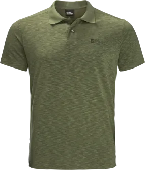 Jack Wolfskin Men&#x27;s Travel Polo Greenwood | Buy Jack Wolfskin Men&#x27;s Travel Polo Greenwood here | Outnorth