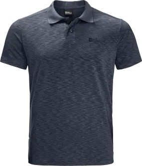 Jack Wolfskin Men&#x27;s Travel Polo Night Blue | Buy Jack Wolfskin Men&#x27;s Travel Polo Night Blue here | Outnorth