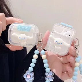 Kawaii Cinnamoroll Transparent AirPods Case