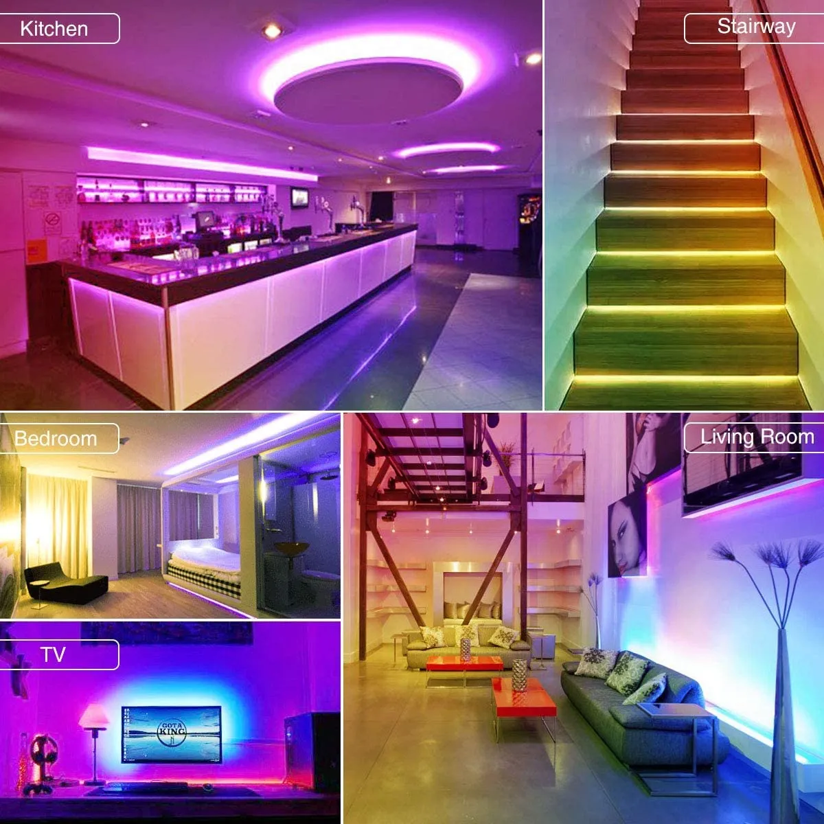 LED Strip Light 5050 RGB 5m