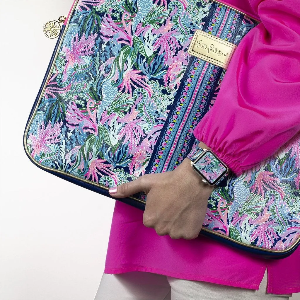 Lilly Pulitzer Laptop Case, Bringing Mermaid Back