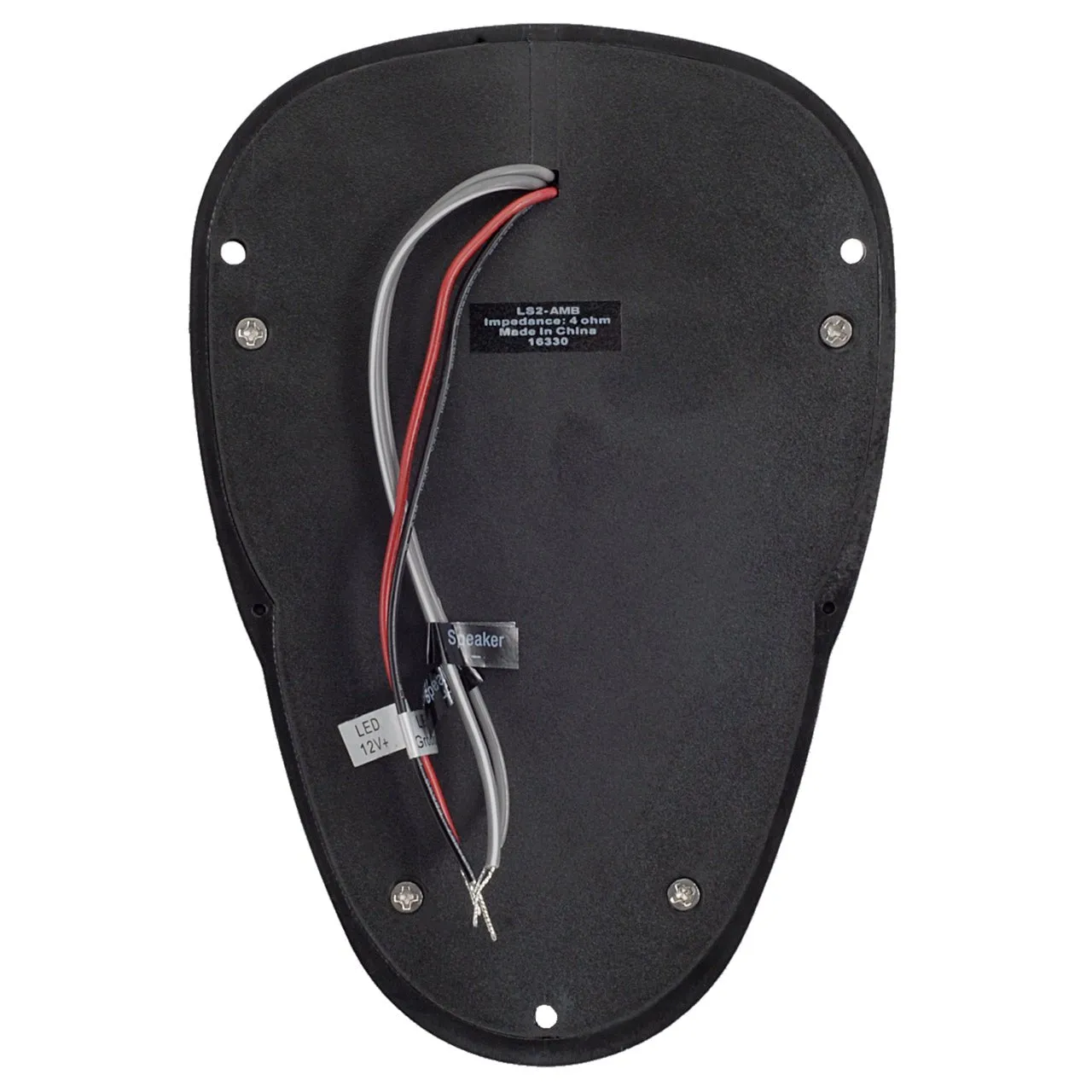 Linear Series LS2 | Water Resistant 3" Surface Mount LED Satellite Speakers (Blue, White or Amber)