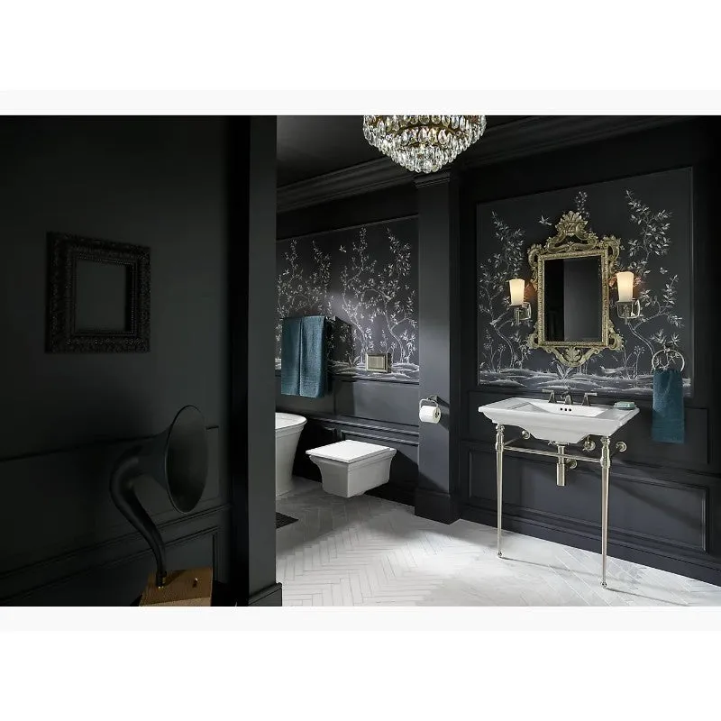 Memoirs Elongated 0.8 gpf & 1.6 gpf Dual-Flush Wall-Hung Toilet in White