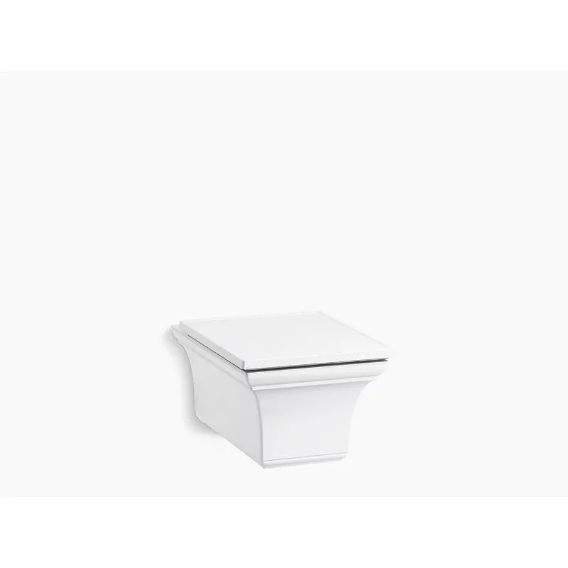 Memoirs Elongated 0.8 gpf & 1.6 gpf Dual-Flush Wall-Hung Toilet in White