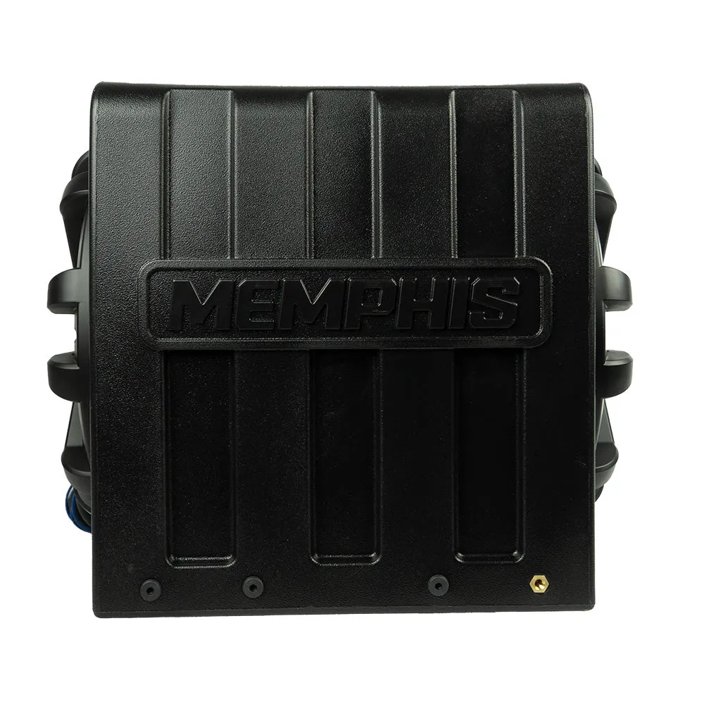 Memphis Audio Marine 10" Amplified Dual Passive Enclosure With 400 Watt RMS/Peak
