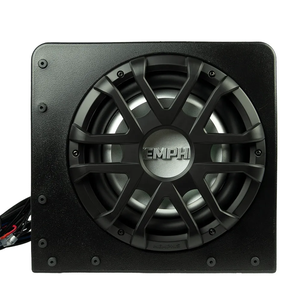 Memphis Audio Marine 10" Amplified Dual Passive Enclosure With 400 Watt RMS/Peak