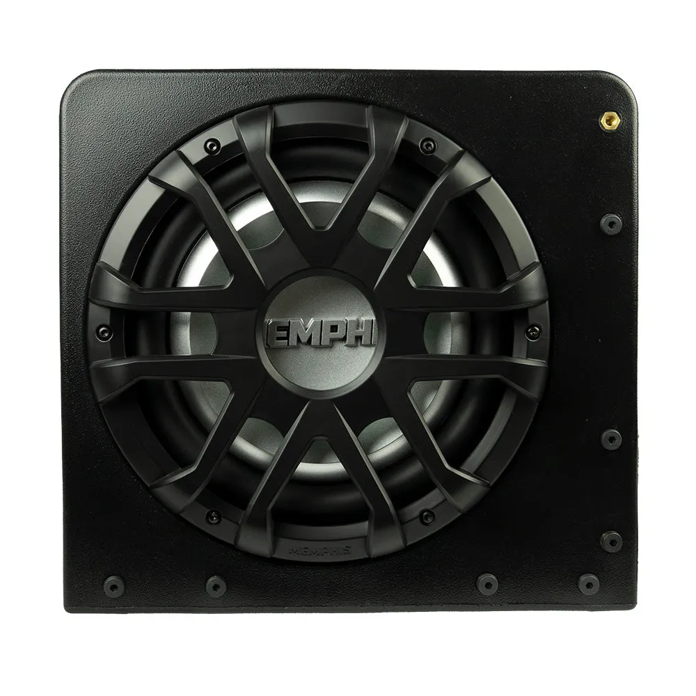 Memphis Audio Marine 10" Amplified Dual Passive Enclosure With 400 Watt RMS/Peak