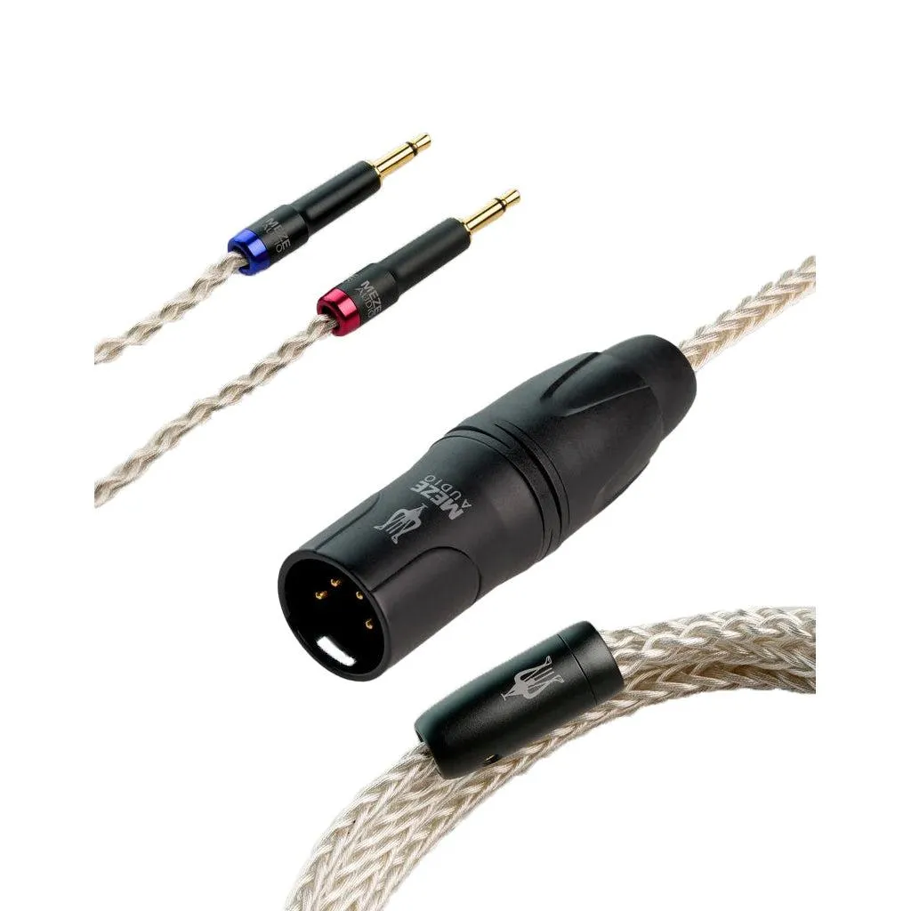 Meze Silver-Plated PCUHD Premium Cable | Upgrade 3.5mm TRS Cable