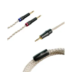 Meze Silver-Plated PCUHD Premium Cable | Upgrade 3.5mm TRS Cable
