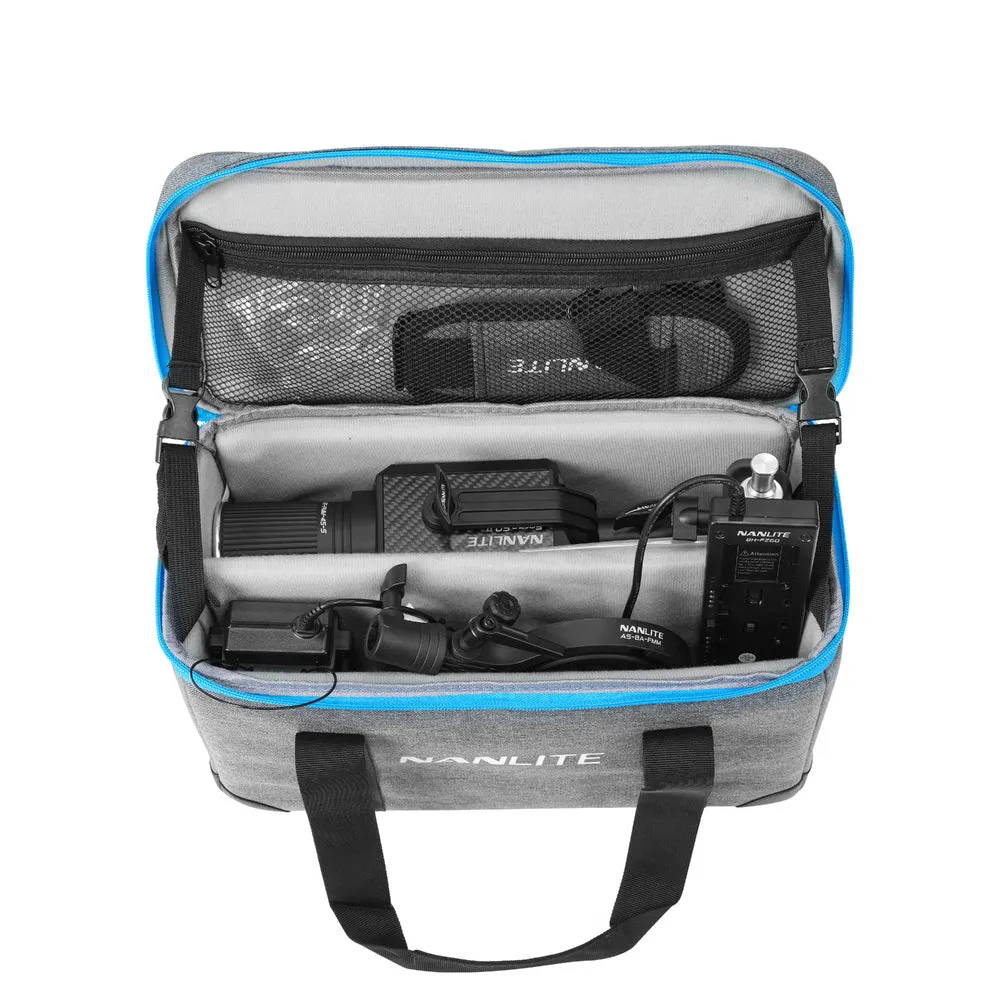 Nanlite Forza 60 II monolight 5600K LED light with Battery Handle and Bowens adaptor