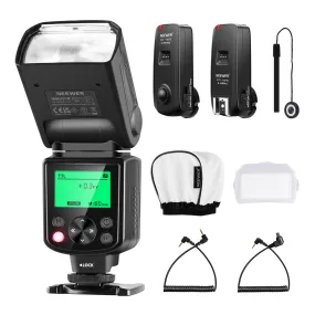 NEEWER Upgraded NW635II-C TTL Speedlite Flash Kit for Canon