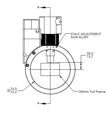 Optec Inc. Sagitta Off-Axis Guider with integrated stepper motor