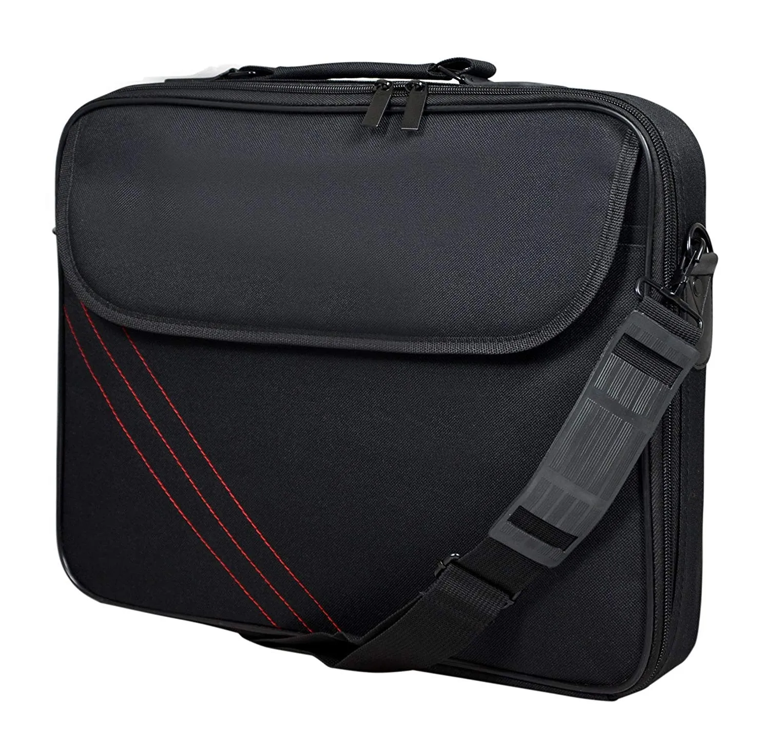 Port Designs 15.6" Briefcase - Black/Red