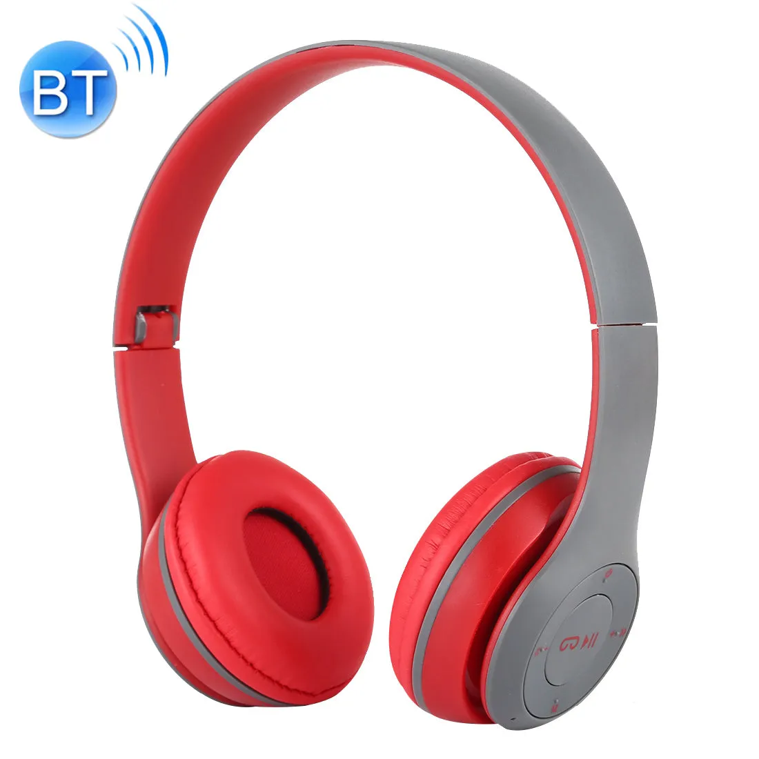 Premium Stereo Bluetooth Headphone with Call Support, Mic,  3.5mm Audio Jack, FM