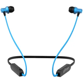 pTron Avento Classic Bluetooth 5.0 Wireless Earphones with Deep Bass & Voice Assistance (Black/Blue)
